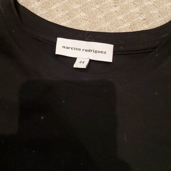 Narciso Rodriguez Crew Neck Long Sleeve T-Shirt - Picture 3 of 5